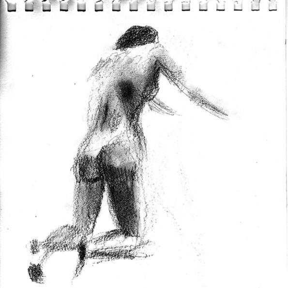 croquis modèle vivant