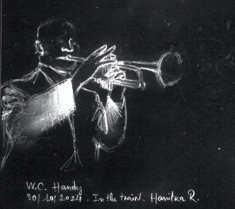 cornettiste jazz negatif