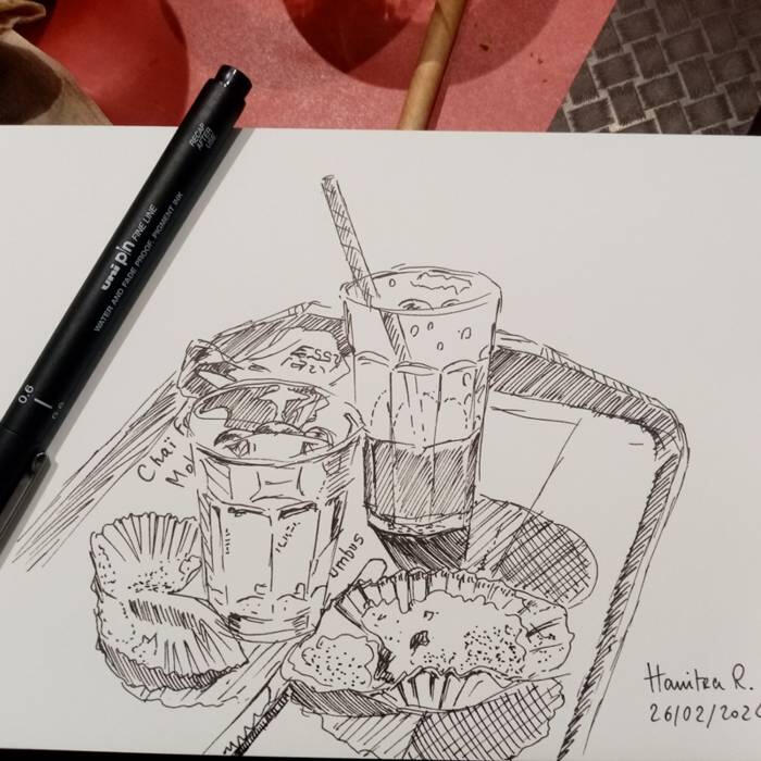 Goûter, jeux de transparence verres