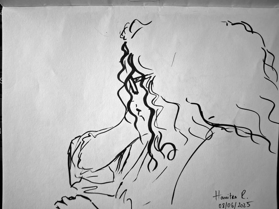 croquis modèle vivant