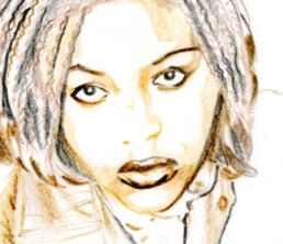Portrait femme rap