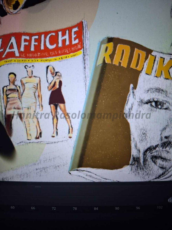 Magazines hip hop portrait musical