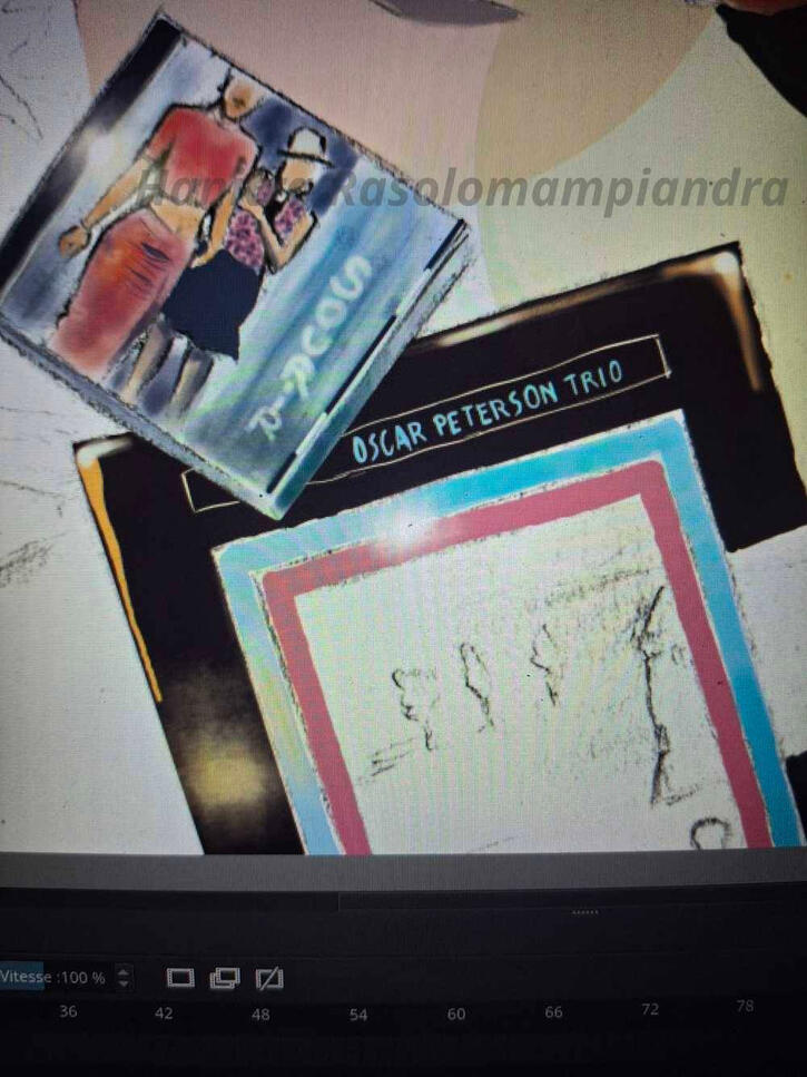 Disques vinyles portrait musical