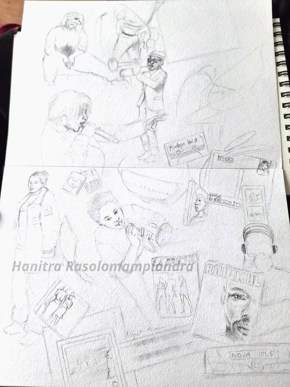 Crayonné portrait musical