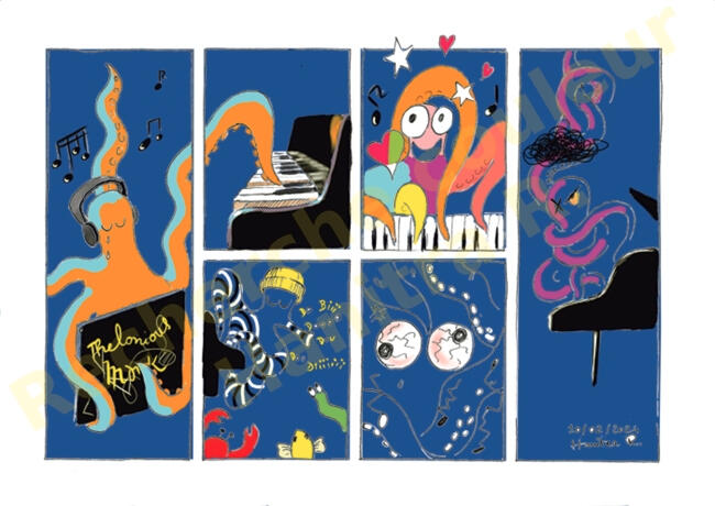 comic strip poulpe jazz piano comic strip poulpe jazz piano