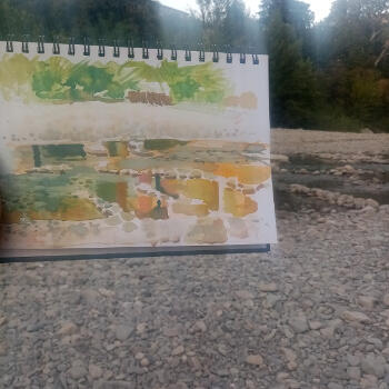 croquis rivière