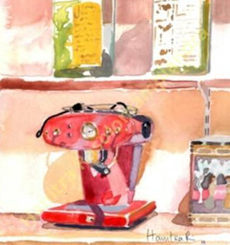 La cafetière et le thé La cafetière et le thé