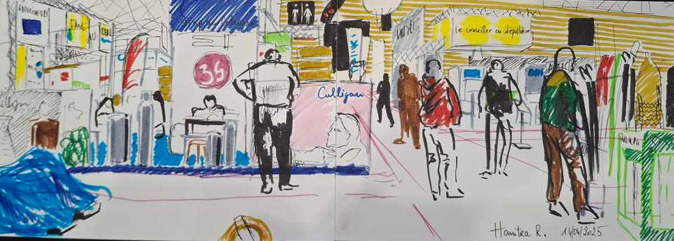 Croquis Foire de Lyon Croquis Foire de Lyon